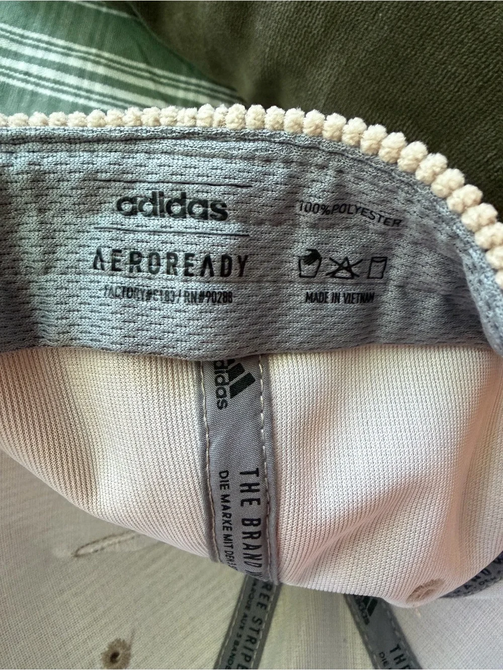 adidas Corduroy Cap in Light Beige